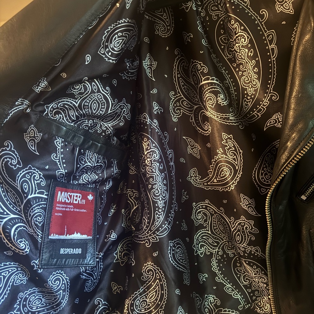 Master Supply Co Desperado Leather moto jacket - Picture 4 of 6